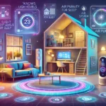 maison intelligence (smart homes) illustration