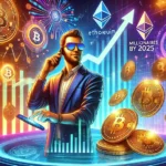 crypto-optimistes, illustration d'un trader de cryptomonnaies