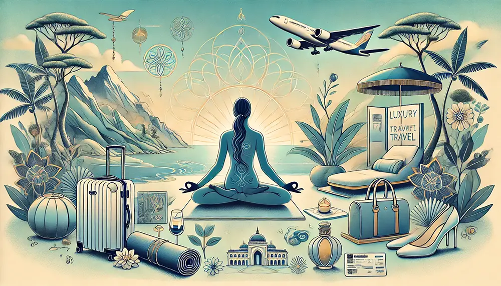 le business des voyages spirituels - illustration