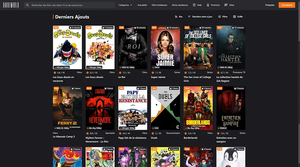 Darkiworld site de streaming gratuit