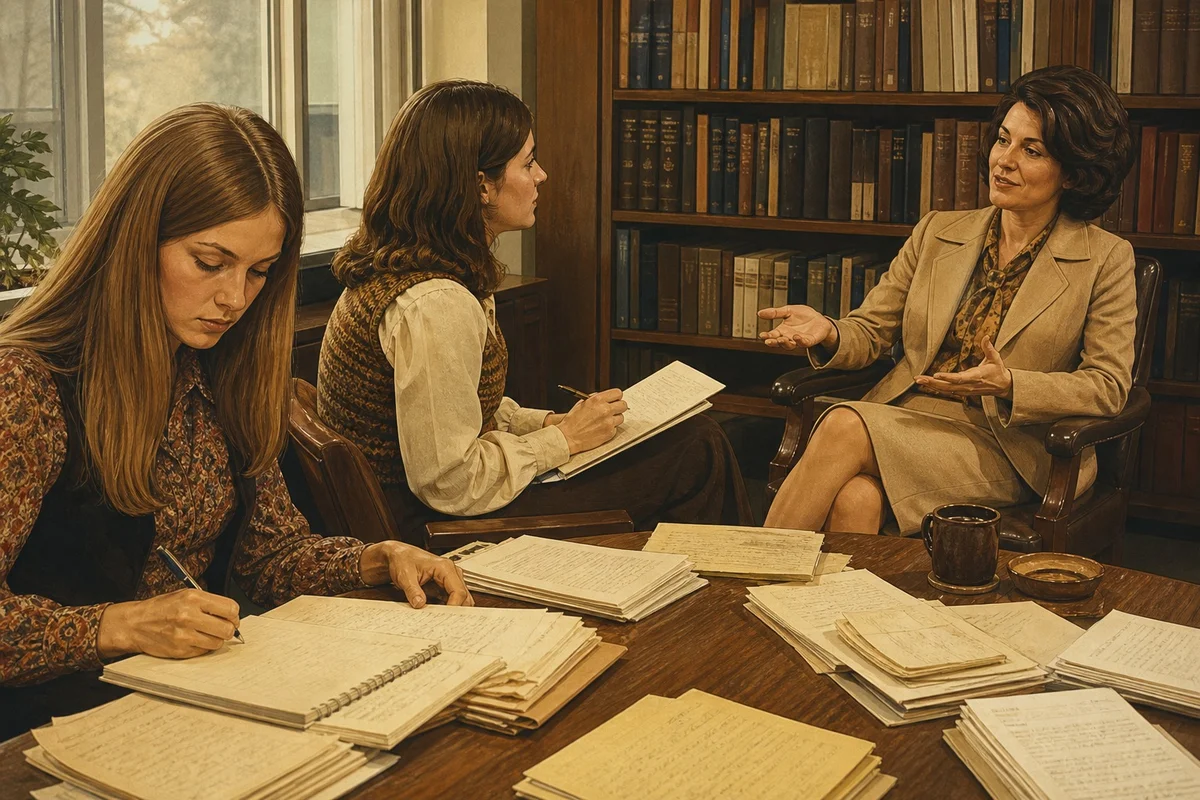 Origines du syndrome de l'imposteur — Clance et Imes 1978 Illustration représentant une étude académique des années 1970 sur le phénomène de l'imposteur